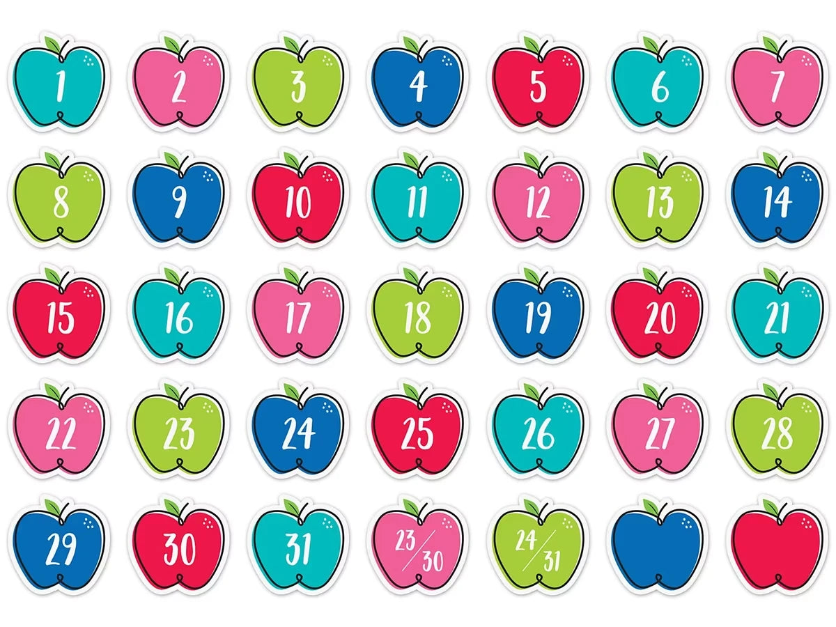 Doodle Apple Calendar Mini Accents - US 3404