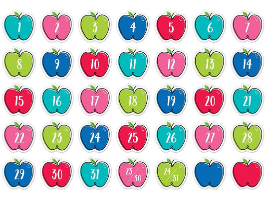 Doodle Apple Calendar Mini Accents - US 3404