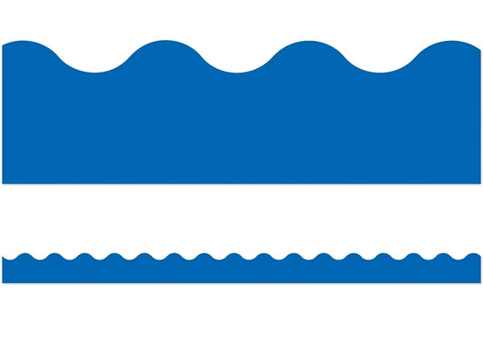 Dark Blue Scalloped Border - US 3561