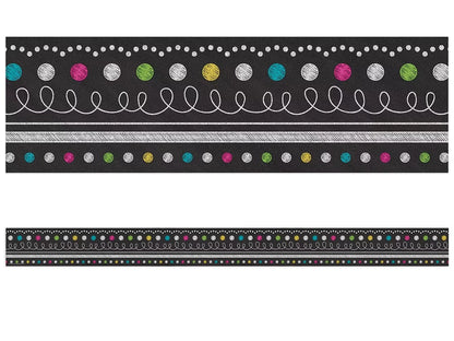 Chalkboard Brights Dot & Loop Border - US 3393