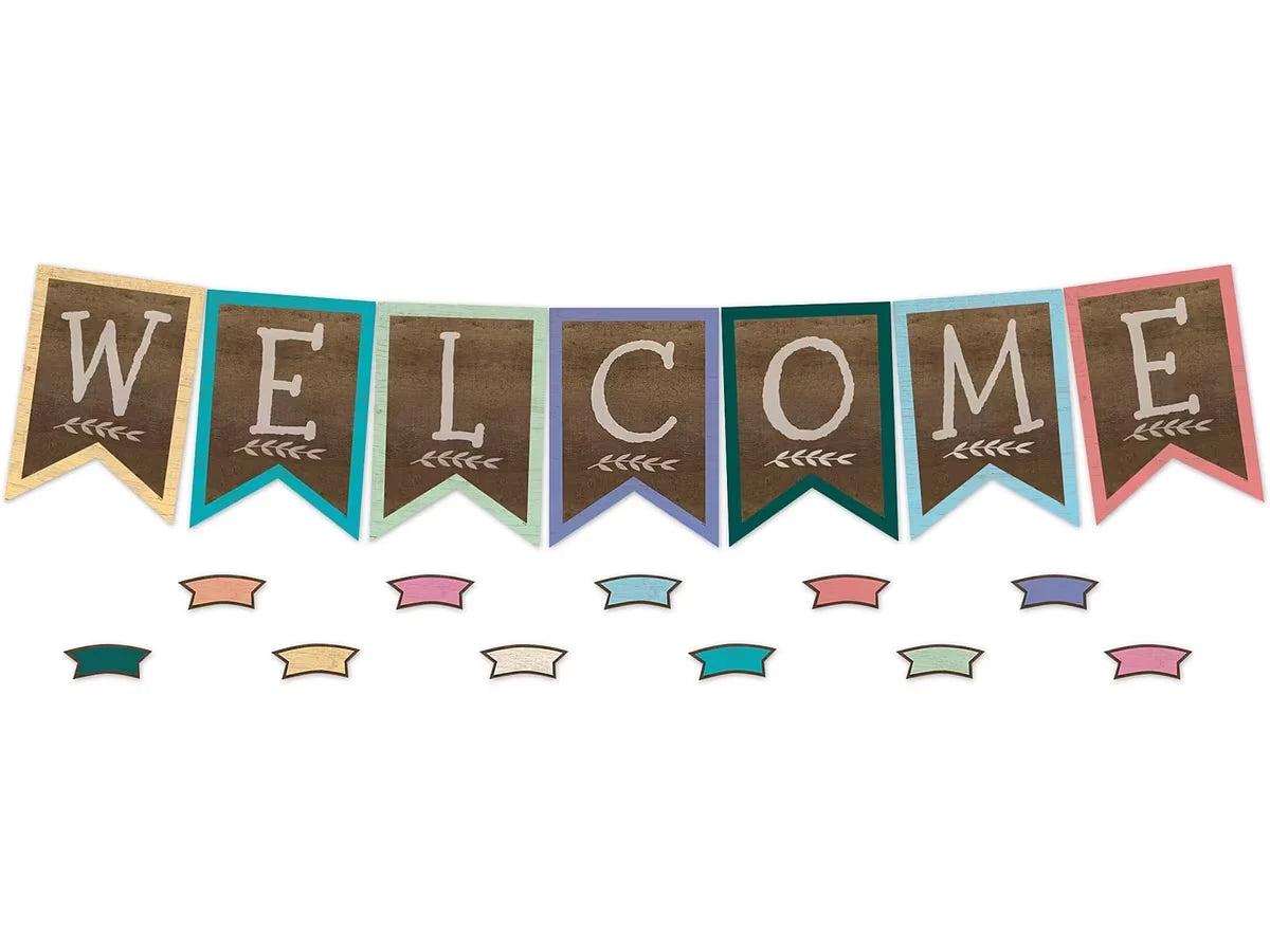 Home Sweet Classroom Welcome Pennant Bulletin Board Set - US 5967