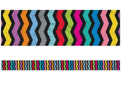 Colorful Chalkboard Double-Sided Border - US 5744