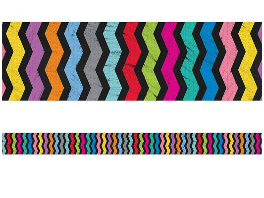Colorful Chalkboard Double-Sided Border - US 5744