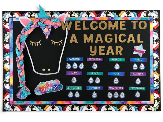 Mystical Magical Unicorn Border - US 8061