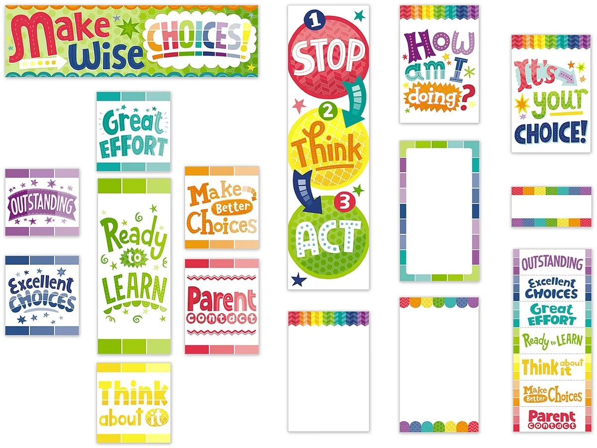Painted Palette Behavior Management Bulletin Board Set - US 1133