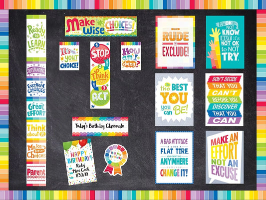 Painted Palette Behavior Management Bulletin Board Set - US 1133