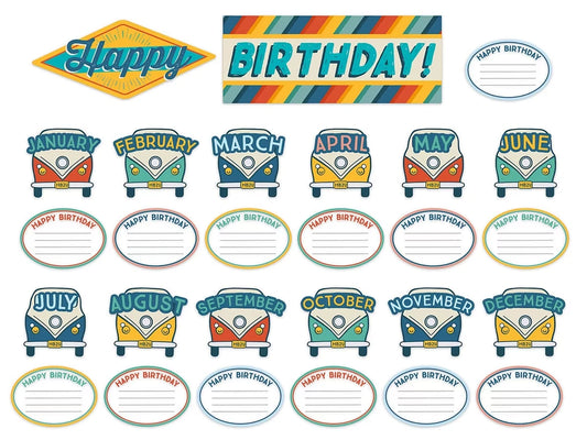 Adventurer Birthday Bulletin Board Set - US 8249