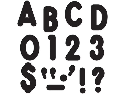 Black Billboard 7" Punch-Out Letters - US 5667