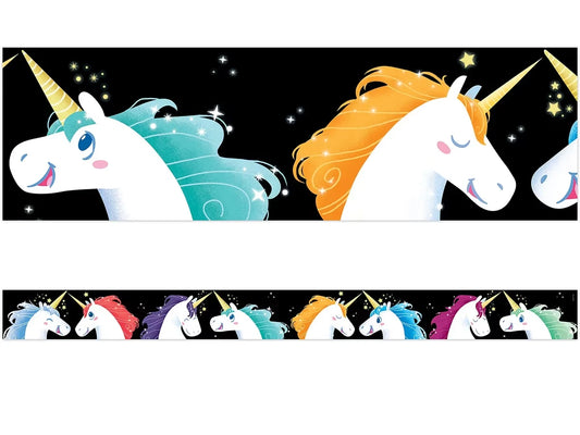 Mystical Magical Unicorn Border - US 8061