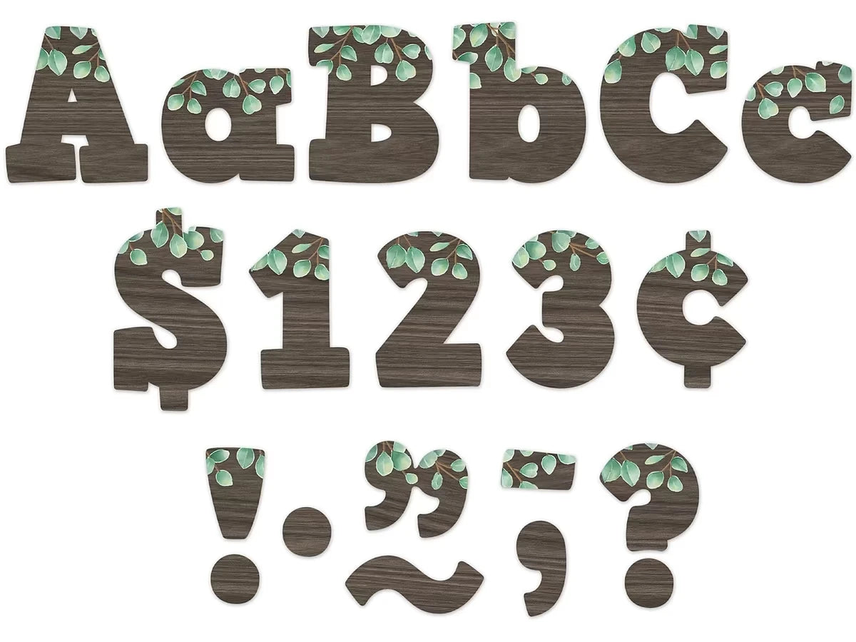 Eucalyptus 4" Punch-Out Letters - US 2601