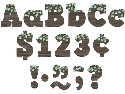 Eucalyptus 4" Punch-Out Letters - US 2601