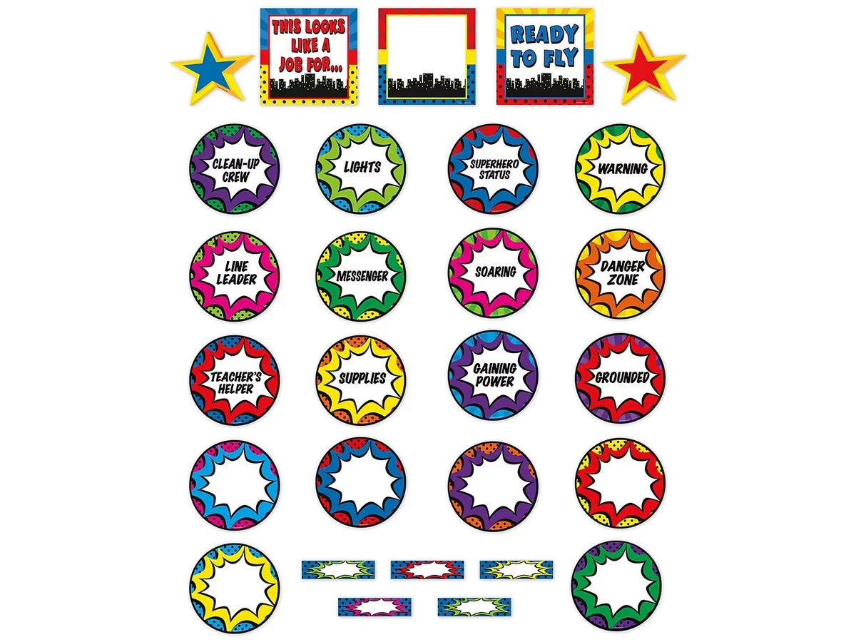 Superhero Classroom Management Bulletin Board Set - US 7461
