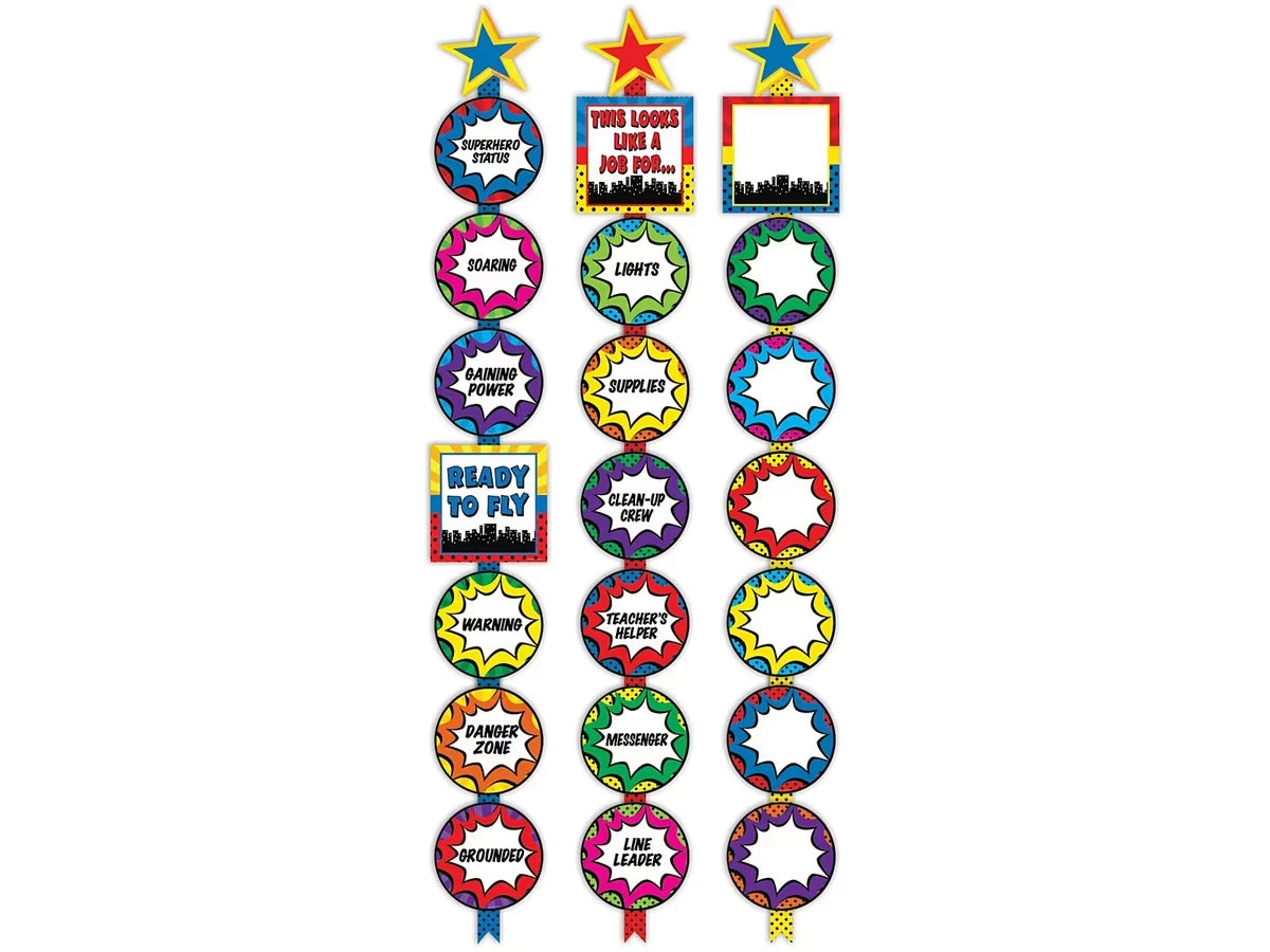 Superhero Classroom Management Bulletin Board Set - US 7461