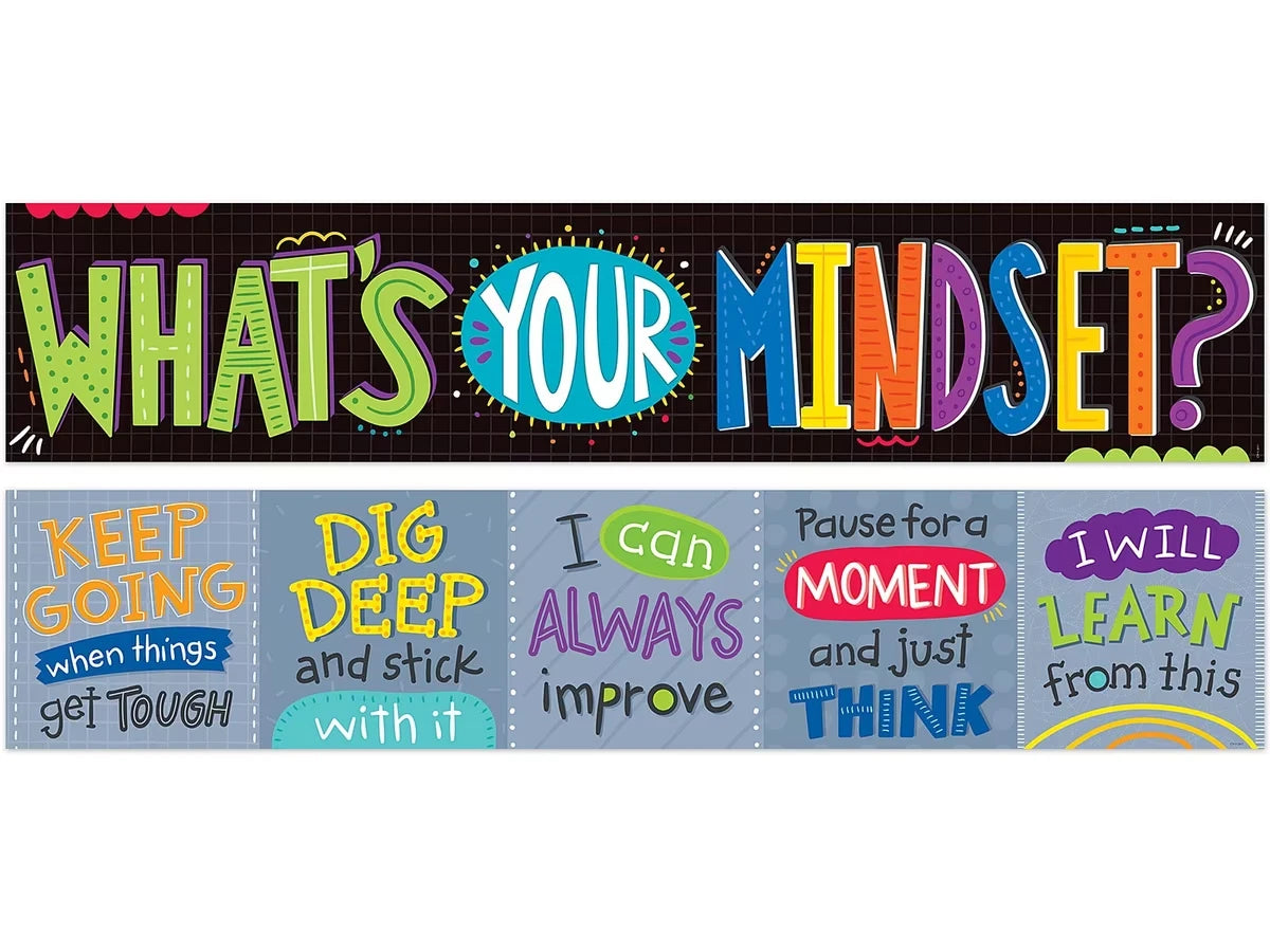 Growth Mindset Double-Sided Banner - US 8412