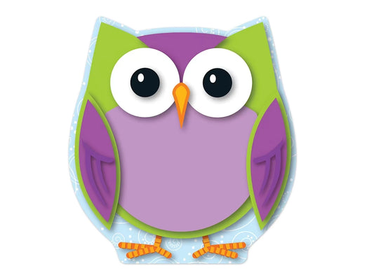 Colorful Owl Double-Sided Mini Accents - US 2636