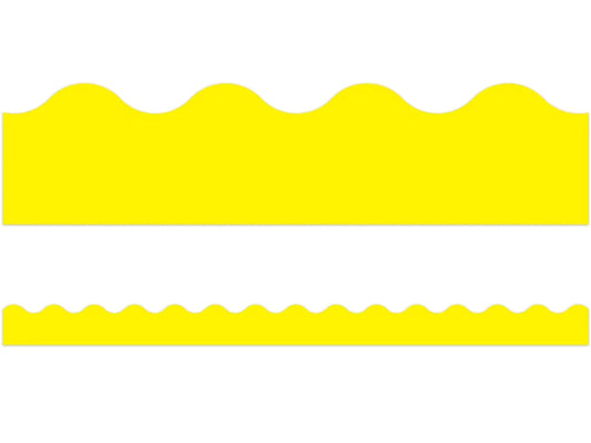 Yellow Scalloped Border - US 6606