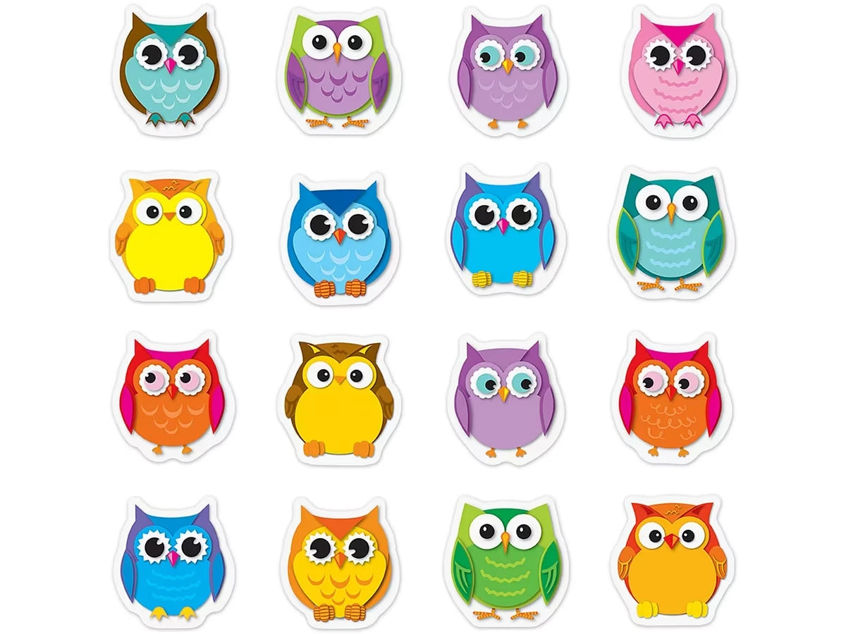 Colorful Owl Mini Accents - US 8706