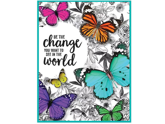 Woodland Whimsy Be the Change… Poster - US 2641