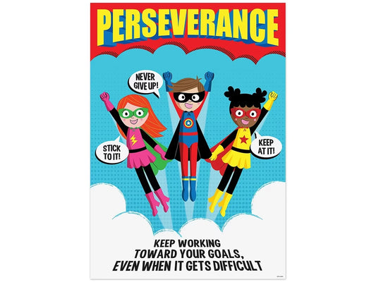 Superhero Perseverance Poster - US 4835