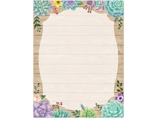 Rustic Bloom Blank Poster - US 7836