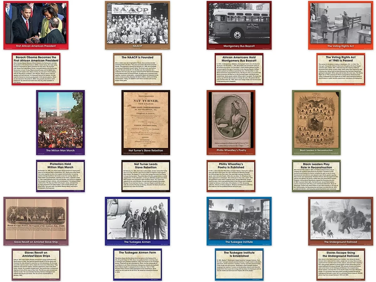 Black History Event Card Accents - US 2834