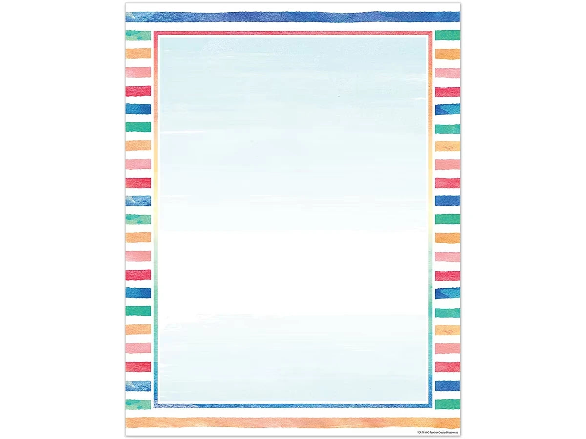 Watercolor Blank Poster - US 9368