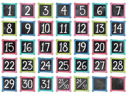 Chalk It Up! Calendar Mini Accents - US 5253