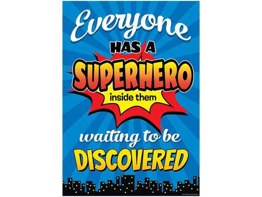 Superhero Waiting to Be Discovered Poster - US 4058