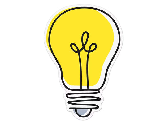 Doodle Light Bulb Accents - US 3421