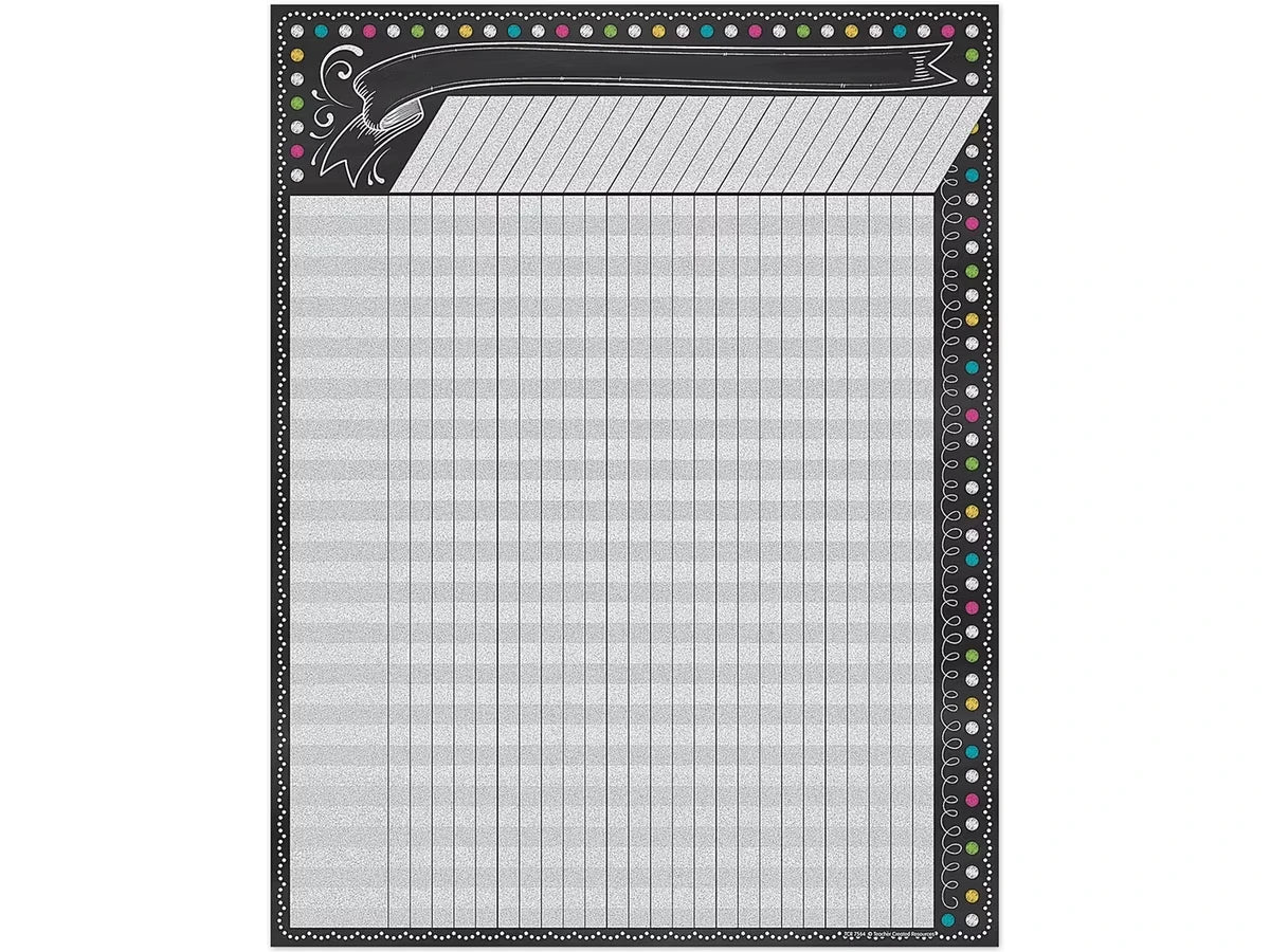 Chalkboard Brights Incentive Chart - US 7940