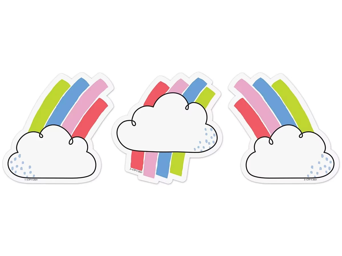 Rainbow Doodles Cloud Mini Accents - US 1954