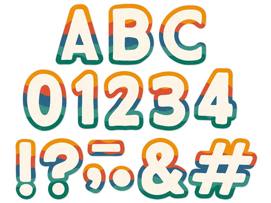 Adventurer 3 3/4" Punch-Out Letters - US 3759