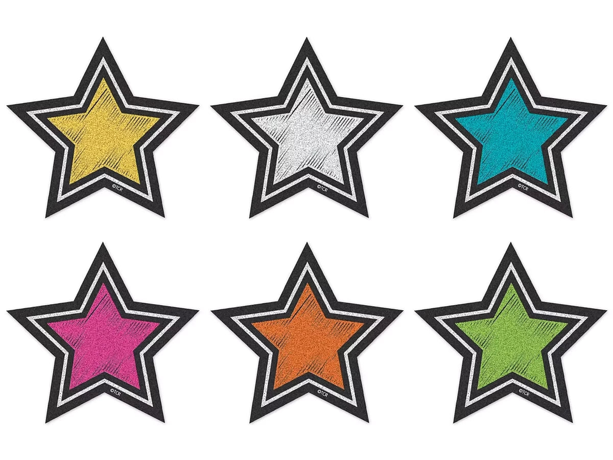 Chalkboard Brights Star Mini Accents - US 9207