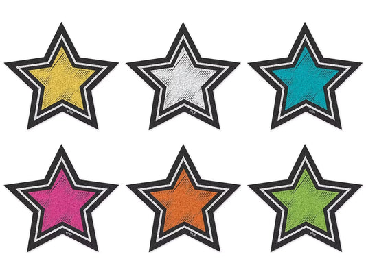Chalkboard Brights Star Mini Accents - US 9207