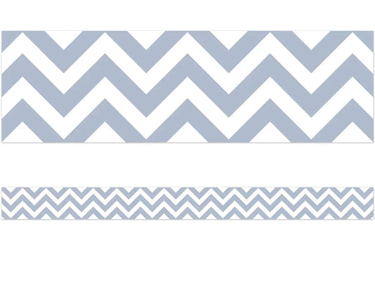 Slate Gray Chevron Border - US 6105