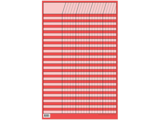 Red Small Incentive Chart - US 3387