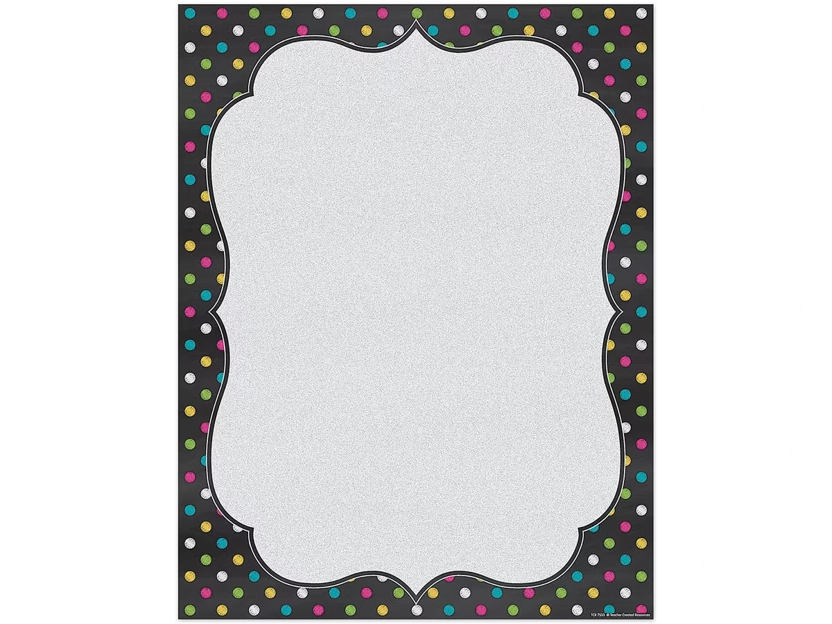 Chalkboard Brights Blank Poster - US 9938