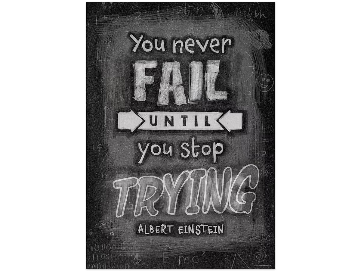 Chalk It Up! Never Fail Poster - US 5648