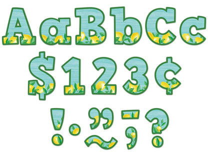 Lemon Zest 4" Punch-Out Letters - US 4466