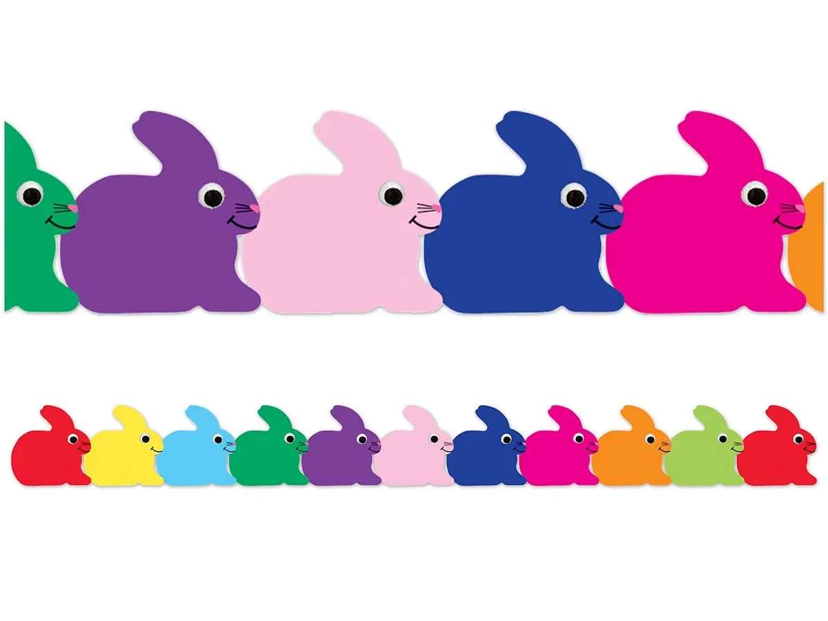 Colorful Bunny Border - US 5250