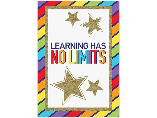 Sparkle & Shine Learning Has No Limits Poster - US 5303