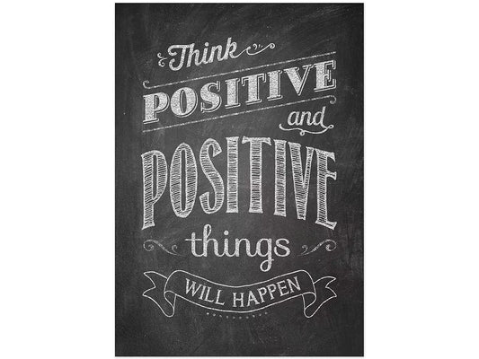 Chalk It Up! Think Positive Poster - US 8441