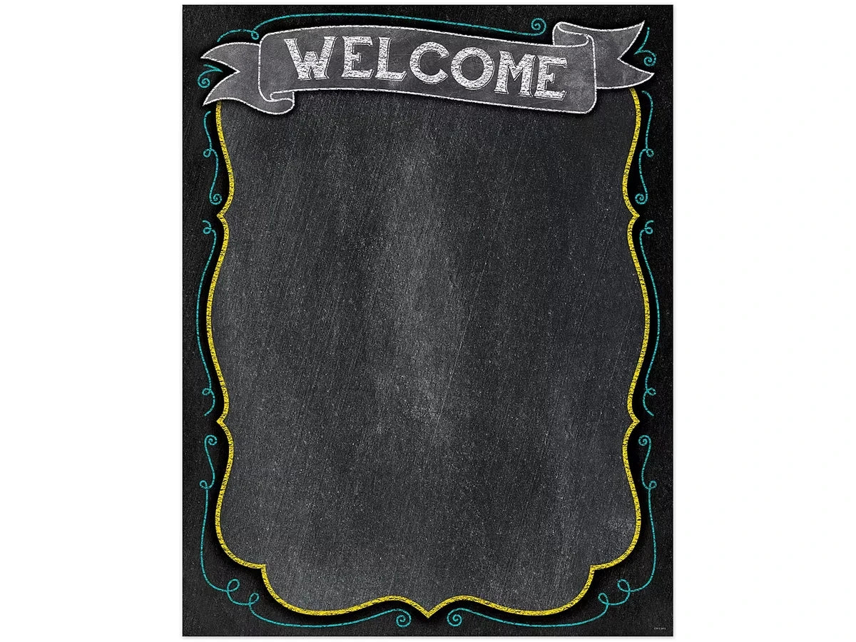 Chalk It Up! Welcome Poster - US 7101