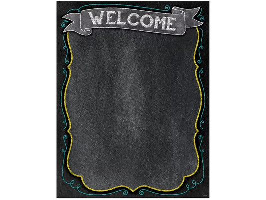 Chalk It Up! Welcome Poster - US 7101