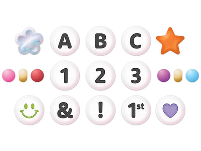 Friendship Beads 3 1/2" Punch-Out Letters - US 2589