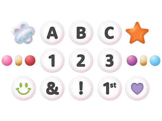 Friendship Beads 3 1/2" Punch-Out Letters - US 2589