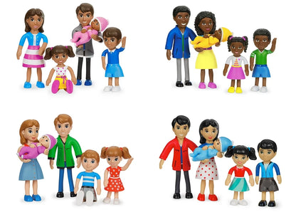 Lakeshore Pose & Play Families - Complete Set - US 4887