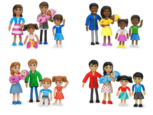 Lakeshore Pose & Play Families - Complete Set - US 4887