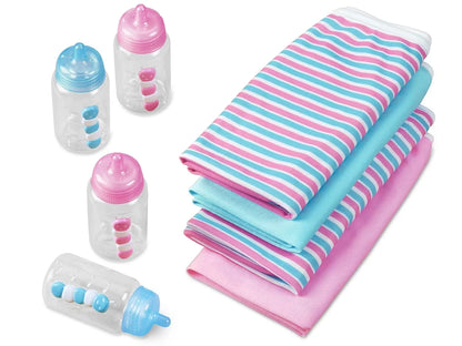 Baby Doll Blankets & Bottles - US 6847