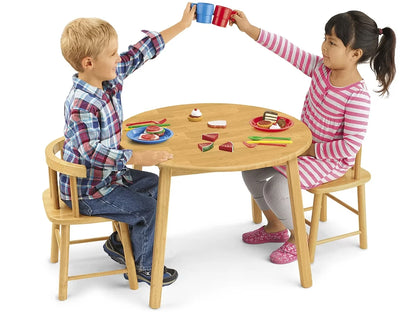 Butcher-Block Table and Chair Set - US 3723